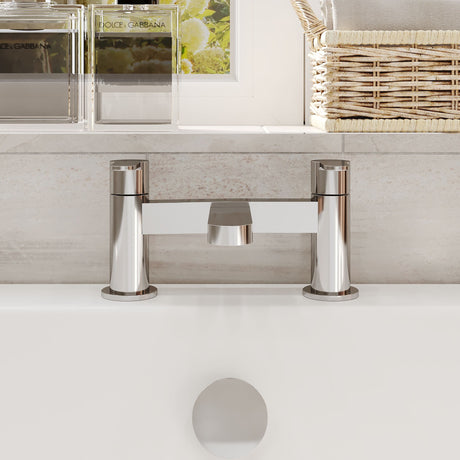 Nuie Arvan Deck Mounted Bath Filler Tap – Chrome