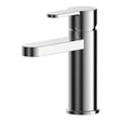 Nuie Arvan Eco Mono Basin Mixer With Push Button Waste – Chrome, photo 2