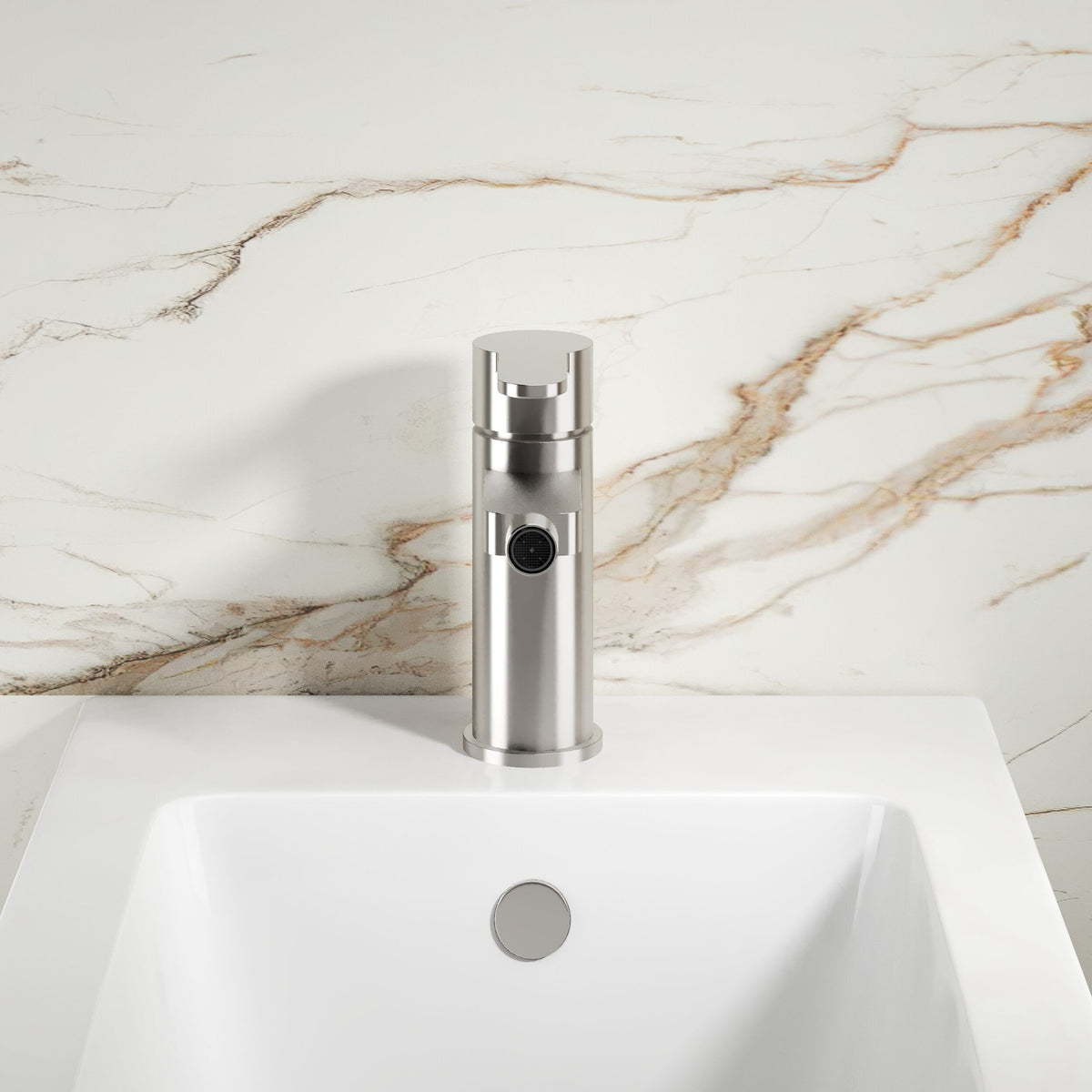 Nuie Arvan Bidet Mixer and Pop Up Waste – Chrome