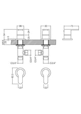 Nuie Arvan 3/4" Side Valves – Chrome, photo 3