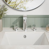 Nuie Arvan 3 Tap Hole Basin Mixer With Pop Up Waste – Chrome
