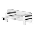 Nuie Arvan 3 Tap Hole Wall Mounted Basin Mixer With Plate – Chrome, photo 2
