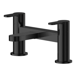 Nuie Arvan Deck Mounted Bath Filler – Matt Black, Brushed Pewter or Brushed Brass, photo 2