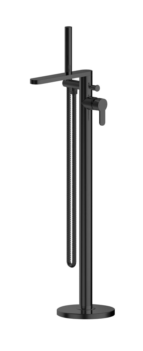Nuie Arvan Free Standing Bath Shower Mixer – Matt Black, photo 2