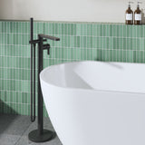 Nuie Arvan Free Standing Bath Shower Mixer – Matt Black