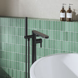 Nuie Arvan Free Standing Bath Shower Mixer – Matt Black, photo 4