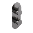 Nuie Twin Thermostatic Shower Valve – Brushed Pewter, Chrome or Brushed Brass, photo 2