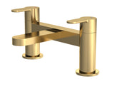 Nuie Arvan Deck Mounted Bath Filler – Matt Black, Brushed Pewter or Brushed Brass, photo 4