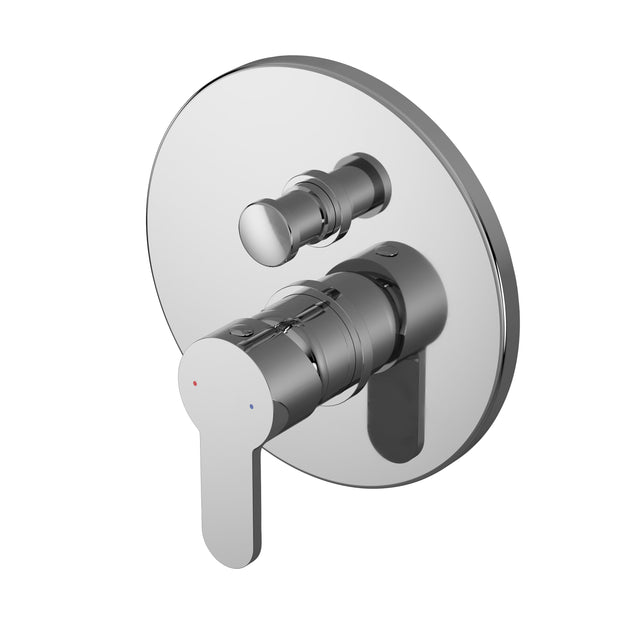 Nuie Arvan Manual Dual Shower Valve With Diverter – Chrome