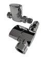 Kartell K-VIT Aspen Radiator Valve Straight 15mm (Pair) in Chrome