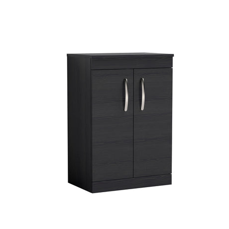Nuie Athena 2 Door Floor Standing Vanity Unit With Worktop – 500mm & 600mm, photo 3