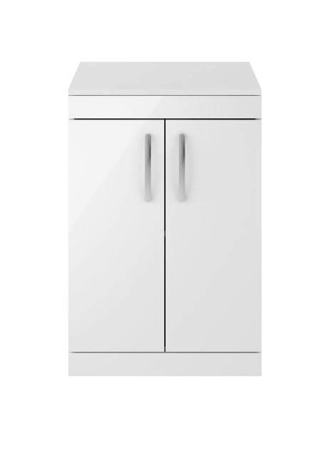 Nuie Athena 2 Door Floor Standing Vanity Unit With Worktop – 500mm & 600mm, photo 4