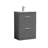 Nuie Athena 2 Drawer Floor Standing Vanity Unit With Basin – 600mm & 800mm, photo 6