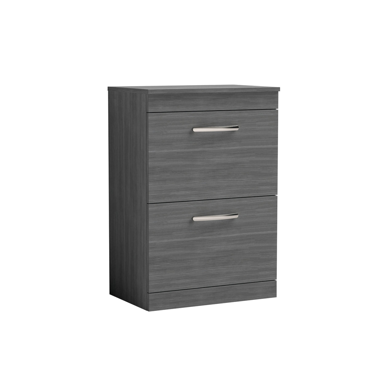 Nuie Athena 2 Drawer Floor Standing Vanity Unit With Worktop – 600mm & 800mm, photo 2