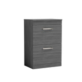 Nuie Athena 2 Drawer Floor Standing Vanity Unit With Worktop – 600mm & 800mm, photo 2