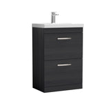 Nuie Athena 2 Drawer Floor Standing Vanity Unit With Basin – 600mm & 800mm, photo 3