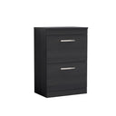 Nuie Athena 2 Drawer Floor Standing Vanity Unit With Worktop – 600mm & 800mm, photo 3