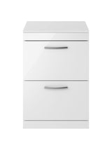 Nuie Athena 2 Drawer Floor Standing Vanity Unit With Worktop – 600mm & 800mm, photo 4