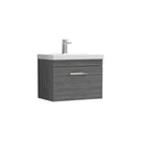Nuie Athena 1 Drawer Wall Hung Vanity Unit With Basin – 500mm, 600mm & 800mm, photo 2