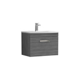 Nuie Athena 1 Drawer Wall Hung Vanity Unit With Basin – 500mm, 600mm & 800mm, photo 8