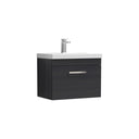 Nuie Athena 1 Drawer Wall Hung Vanity Unit With Basin – 500mm, 600mm & 800mm, photo 3