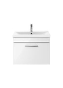 Nuie Athena 1 Drawer Wall Hung Vanity Unit With Basin – 500mm, 600mm & 800mm, photo 4