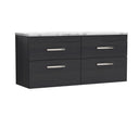 Nuie Athena 1200mm 4 Drawer Wall Hung Vanity Unit With Worktop, photo 3
