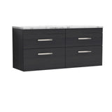 Nuie Athena 1200mm 4 Drawer Wall Hung Vanity Unit With Worktop, photo 3