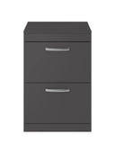 Nuie Athena 2 Drawer Floor Standing Vanity Unit With Worktop – 600mm & 800mm, photo 5