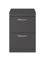 Nuie Athena 2 Drawer Floor Standing Vanity Unit With Worktop – 600mm & 800mm, photo 5