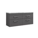 Nuie Athena 1200mm 4 Drawer Wall Hung Vanity Unit With Worktop, photo 5