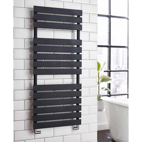 Kartell K-VIT Atlantic towel rail in textured grey
