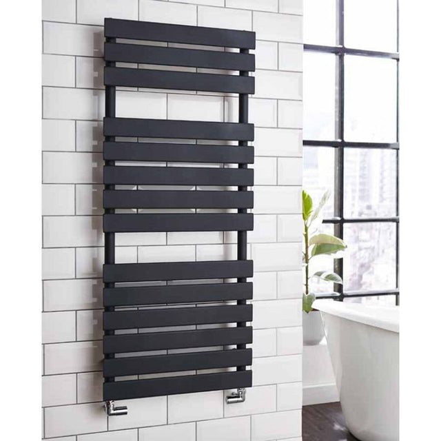 Kartell K-VIT Atlantic towel rail in textured grey