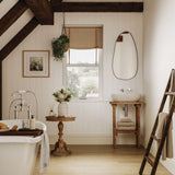Naturepanel Grained Alpine White Shiplap Bathroom Wall Panel, photo 3