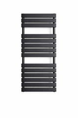 Kartell K-VIT Atlantic flat panel towel rail in textured grey