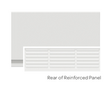 Kartell K-VIT Sonic 800mm Reinforced End Bath Panel - White Gloss (BAT247SO)