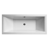 Nuie Asselby Eternalite Square Double Ended Bath With Legs – 1700 x 700mm, 1700 x 750mm & 1800 x 800mm, photo 2
