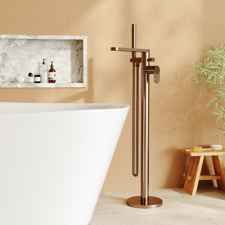Nuie Cyprus Freestanding Bath Shower Mixer