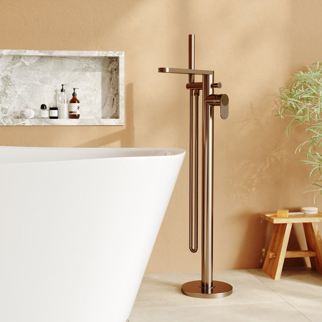 Nuie Cyprus Freestanding Bath Shower Mixer