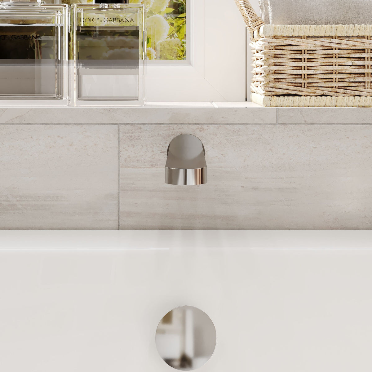 Nuie Binsey Bath Spout – Chrome
