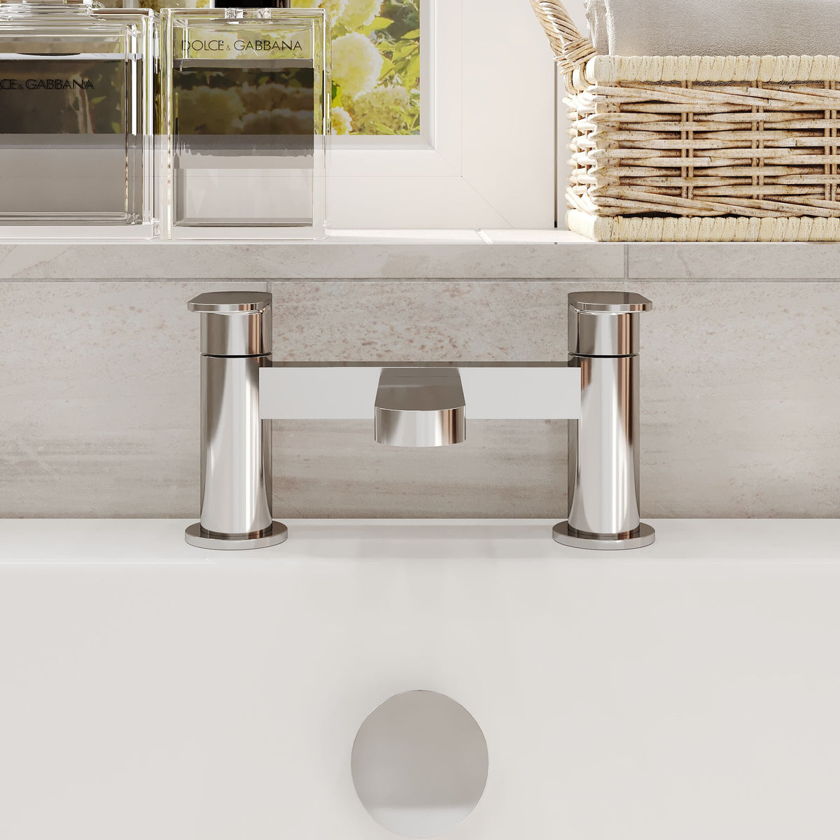 Nuie Binsey Deck Mounted Bath Filler
