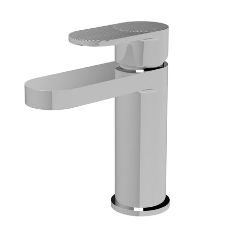 Nuie Cyprus Fluted Mono Basin Mixer With Push Button Waste – Chrome, photo 2