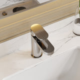 Nuie Cyprus Fluted Mono Basin Mixer With Push Button Waste – Chrome, photo 4