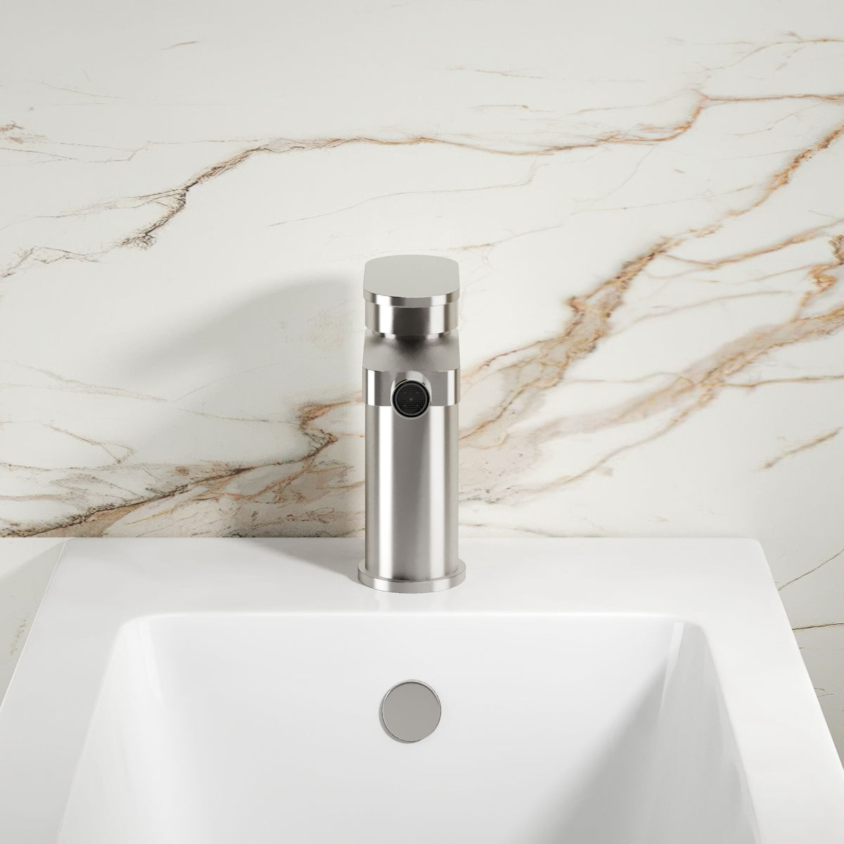Nuie Binsey Mono Bidet Mixer and Pop Up Waste – Chrome