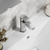Nuie Binsey Mono Basin Mixer With Push Button Waste – Chrome, photo 4