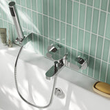 Nuie Binsey Wall Mounted Bath Shower Mixer With Kit – Chrome, photo 4