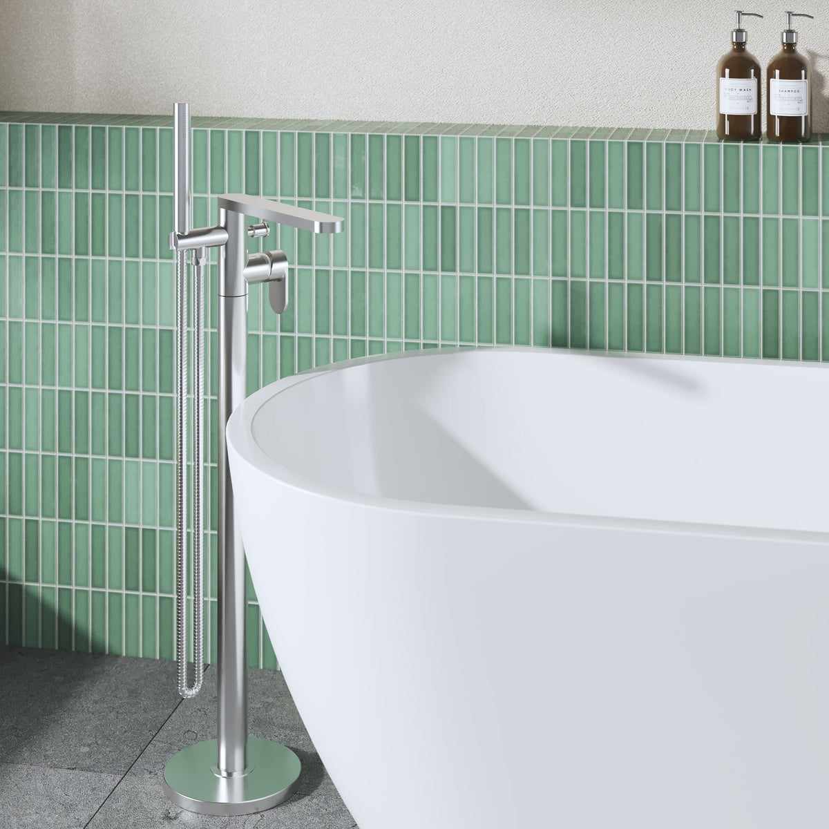 Nuie Binsey Freestanding Bath Shower Mixer