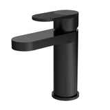 Nuie Cyprus Mono Basin Mixer With Push Button Waste – Matt Black or Brushed Brass