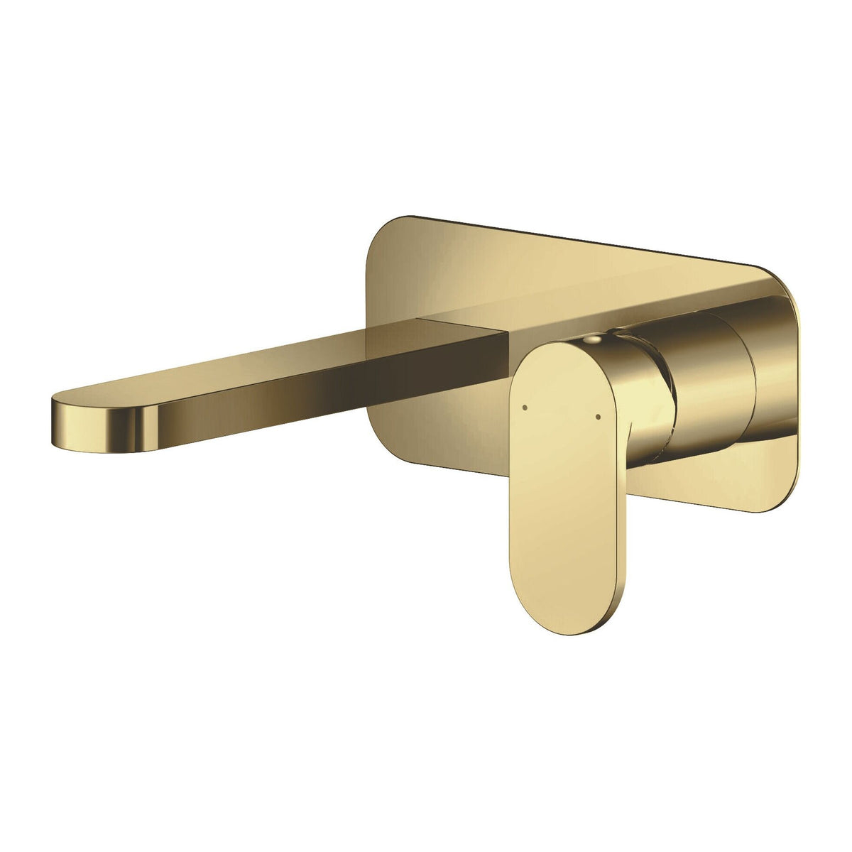 Nuie Binsey 2 Tap Hole Wall Mounted Basin Mixer – Chrome, Matt Black or Brushed Brass, photo 4