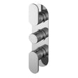 Nuie Binsey Triple Thermostatic Shower Valve With Diverter – Chrome